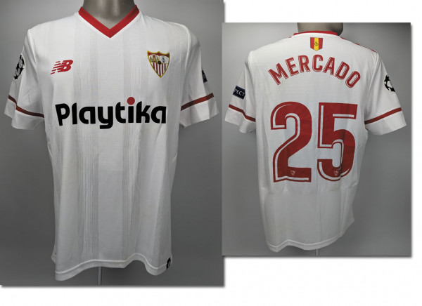 Gabriel Mercado 11.04.2018 gegen Bayern München, Sevilla, FC - Trikot CL 2018/2019