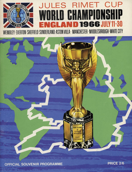 World Championship England 1966. Official Souvenir Programme.