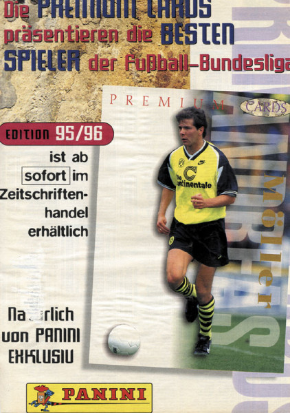 Fußball-Bundesliga. Premium-Cards Edition '95/'96.