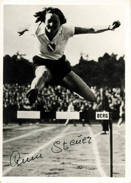 Steuer-Ludewig, Anny: Olympic Games Autograph 1936 Athletics Germany