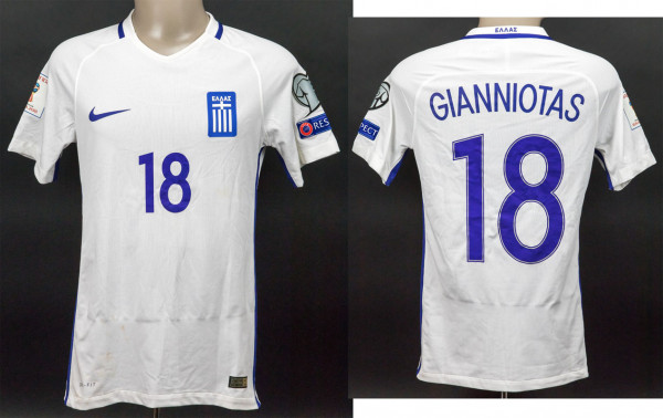 World Cup 2018 match worn football shirt Greece