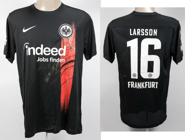 Hugo Larsson am 30.11.2023 gegen Paok Saloniki, Frankfurt, Eintracht - Trikot 2023/24