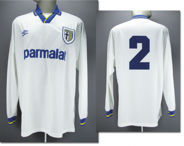 Antonio Benarrivo am 04.04.1995 gegen Leverkusen, Parma, AC - Trikot 1994/1995