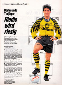 Karlheinz Riedle Lifesize poster from Kicker