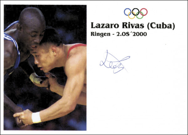 Rivas, Lázaro: Original Signatur Lázaro Rivas 1975-2013