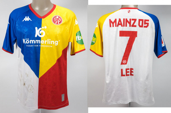 Jae-sung Lee, am 11.02.2023 gegen FC Augsburg, Mainz 05, 1. FSV - Trikot 2022/2023