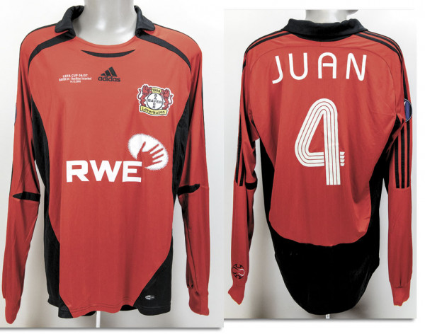 Juan am 14.12.2006 gegen Besiktas Istanbul, Leverkusen, Bayer - Trikot 2006/2007