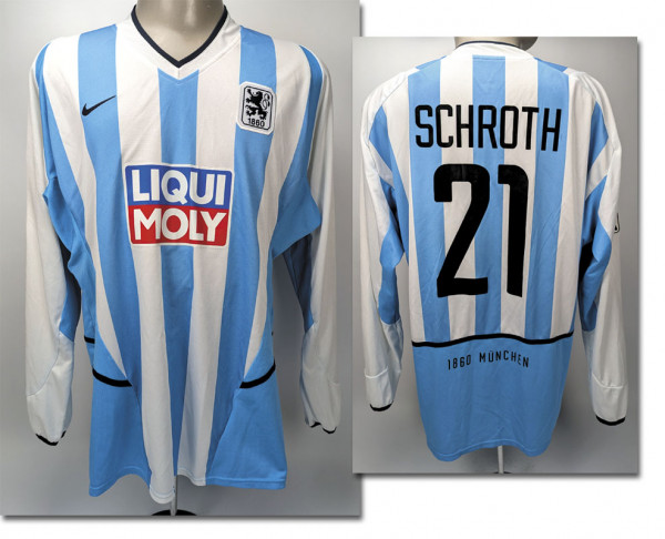 Markus Schrodt am 27.03.2004 gegen Frankfurt, München, 1860 - Trikot 2003/2004