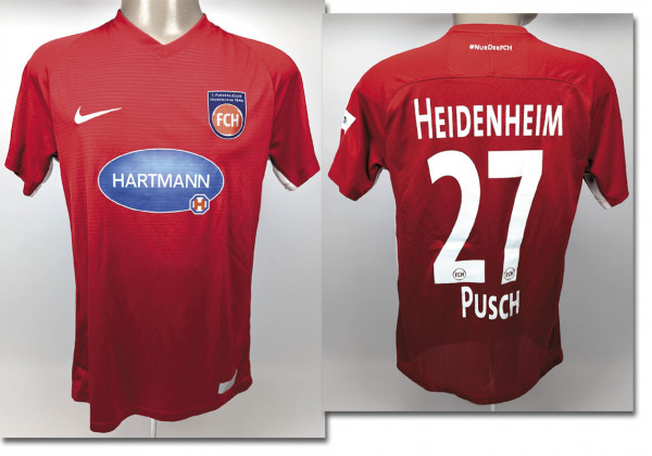 match worn football shirt FC Heidenheim 2018/19