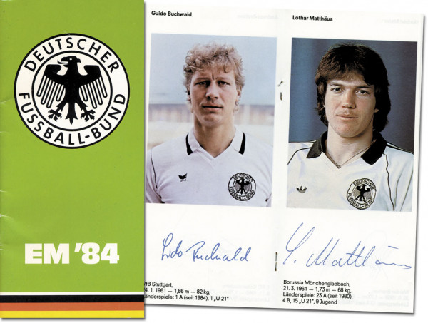 UEFA Euro 1984. Official German Teambook