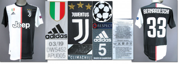 Fed. Bernadeschi 26.11.2019 gegen Atletico Madrid, Turin, Juventus - Trikot 2019/2020