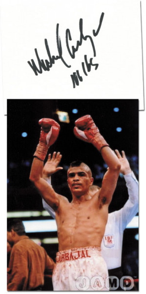 Carbajal, Michael: Olympic Games 1988 Boxing Autograph USA