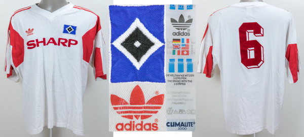 Thomas van Heesen Bundesliga Saison 1987-1990, Hamburger SV - Trikot 1987-1990