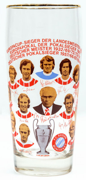 Bayern Munich. Beerglass 1974