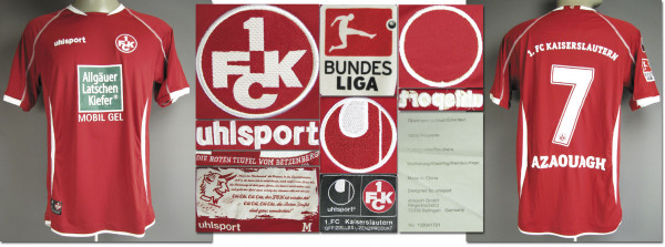 Spielertrikot Kaiserslautern 2012/13, Azaouagh, Kaiserslautern -Trikot 12