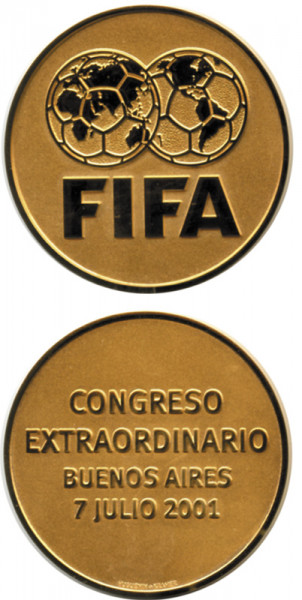 FIFA Congress Participation medal 2001