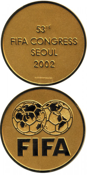 FIFA Participation Medal 2002 Congress