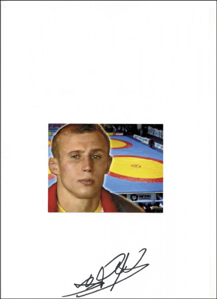 Buslovych (Buslowytsch), Yevhen: Olympic Games 2000 Autograph Wrestling Ukraine