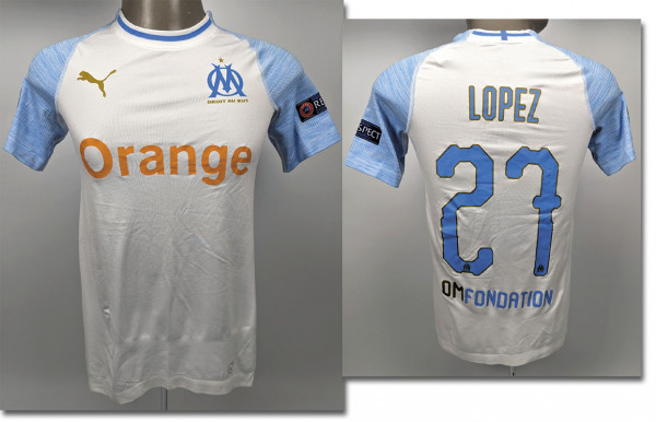 match worn footb. shirt Olympique Marseille 2018