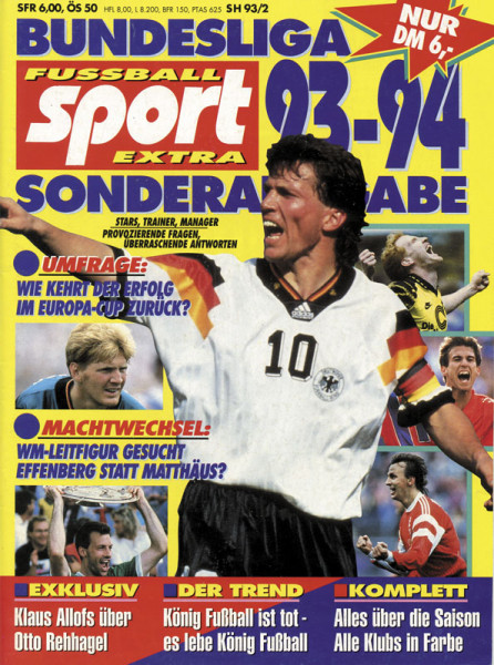 Bundesliga 93-94 Sonderheft: Bundesliga 93-94 Sonderheft