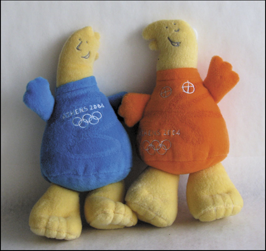 Olympic Games 2004. Official Mascots | AGON SportsWorld online shop